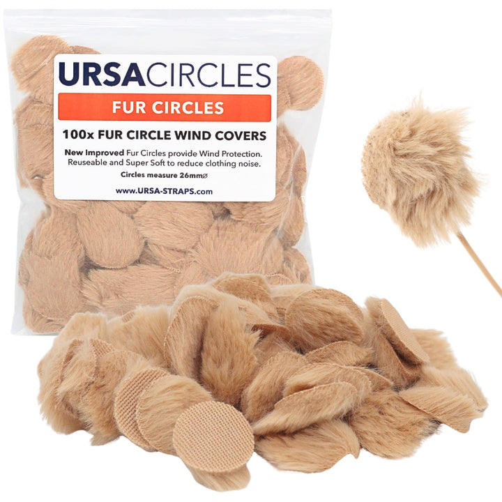 URSA Fur Circles 100 pack, beige
