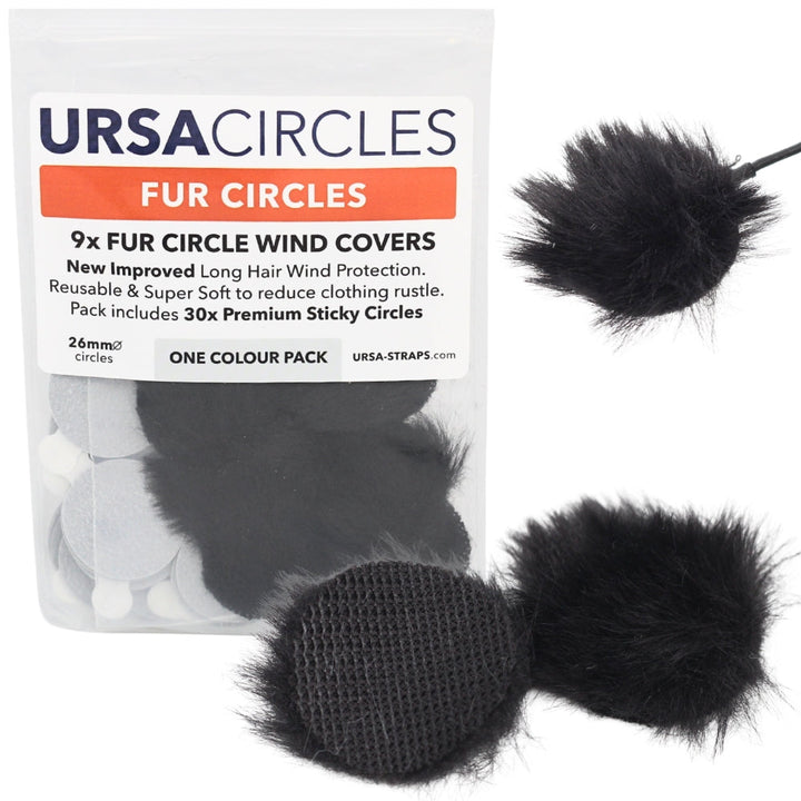 URSA Fur Circles - Black