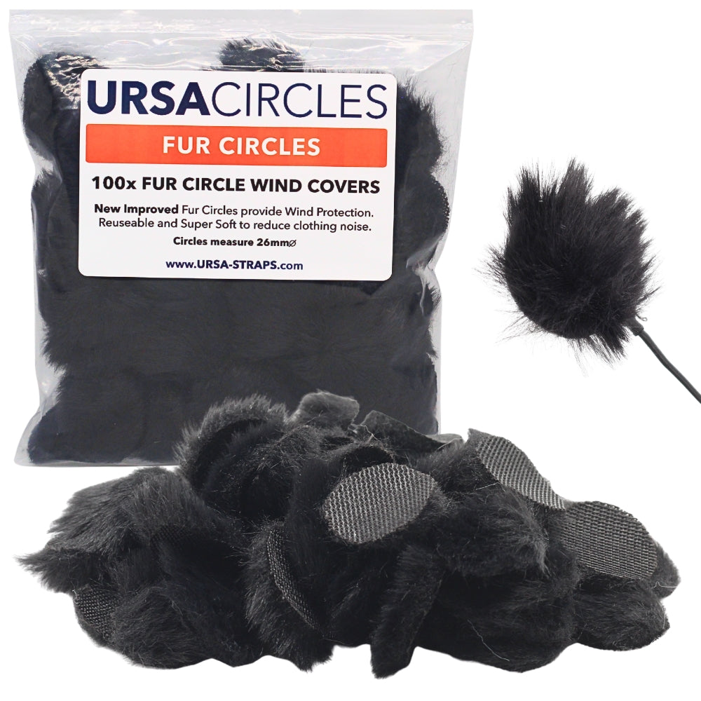 URSA Fur Circles 100 pack, black
