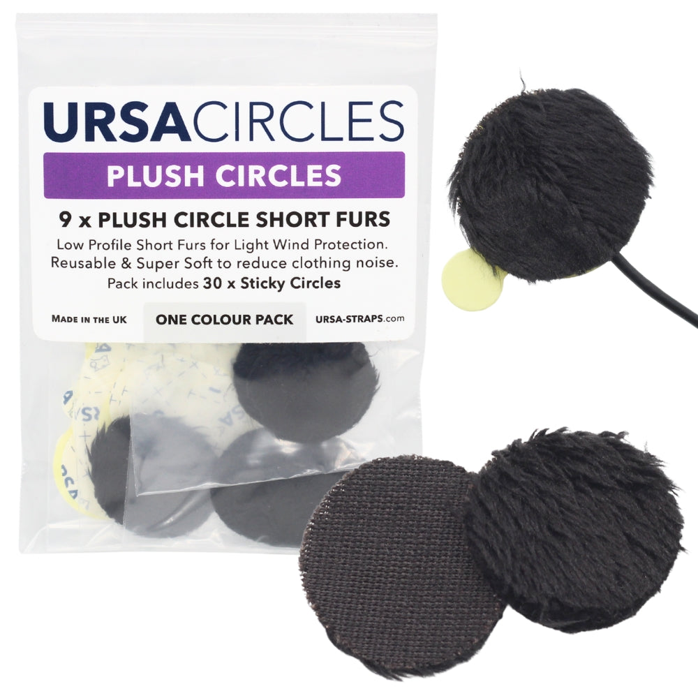 URSA Plush Circles - Black