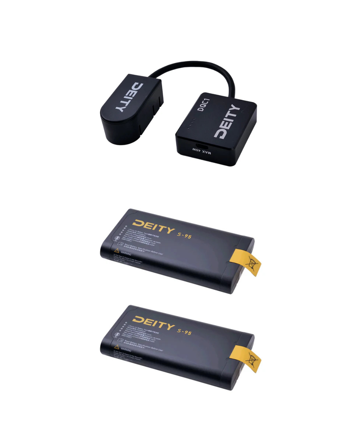 Kit de Alimentación Deity S-95 — 2× Batería S-95 + Cargador DQC1
