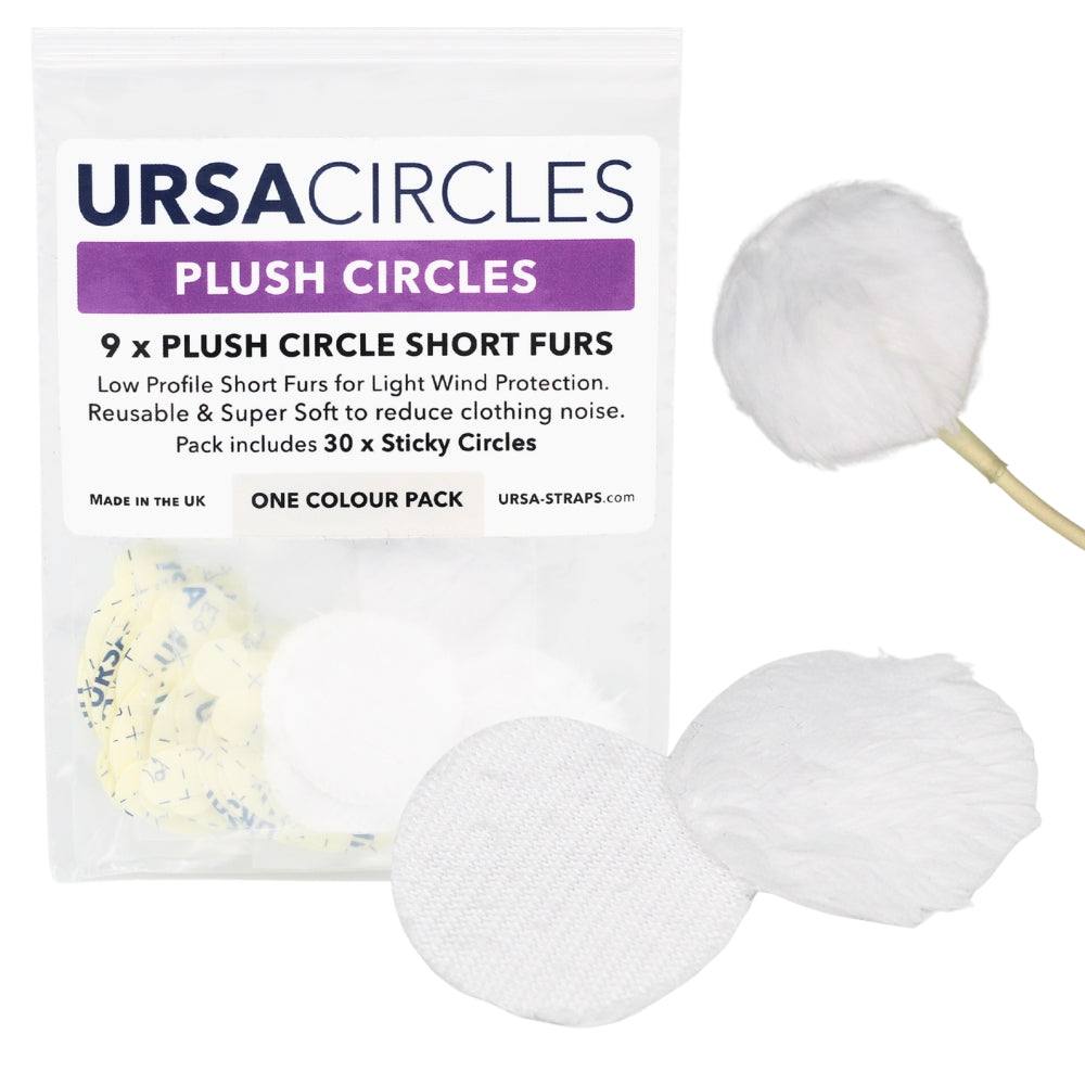 URSA Plush Circles - White