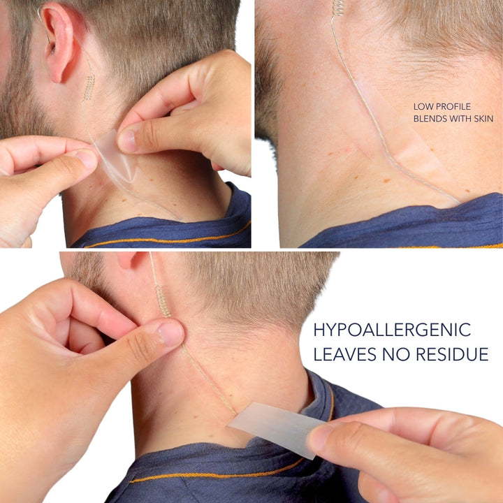 URSA Invisi Strips - earpiece application