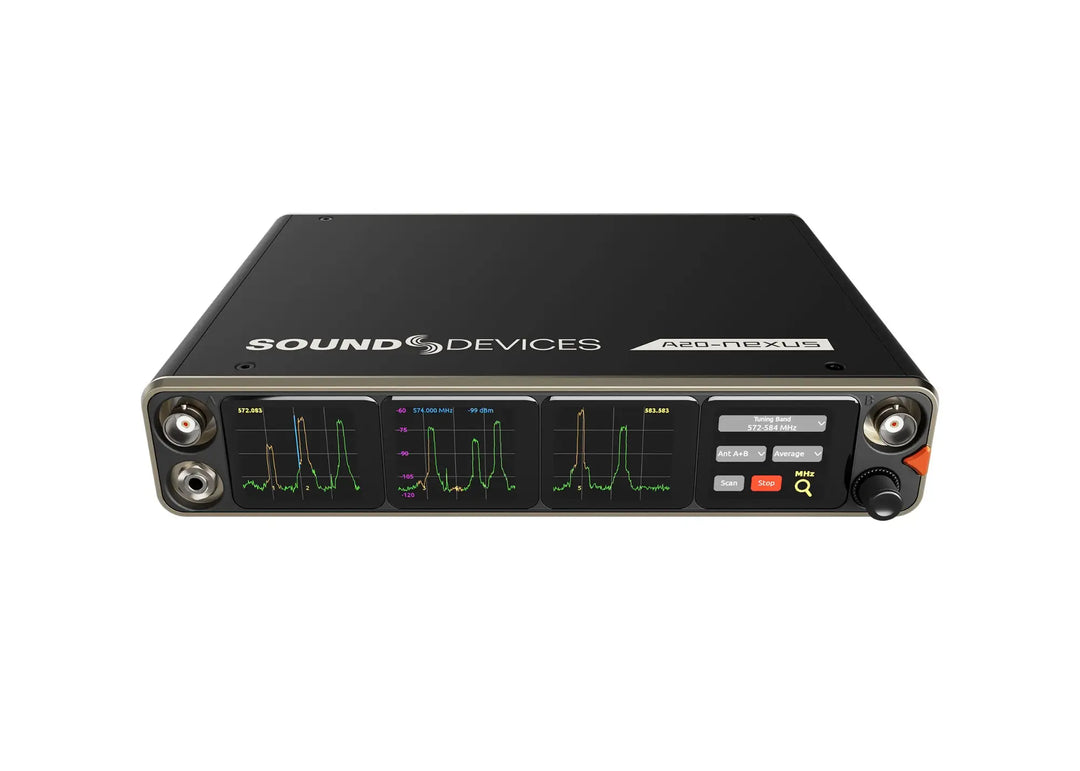 Sound Devices A20-Nexus top angled view