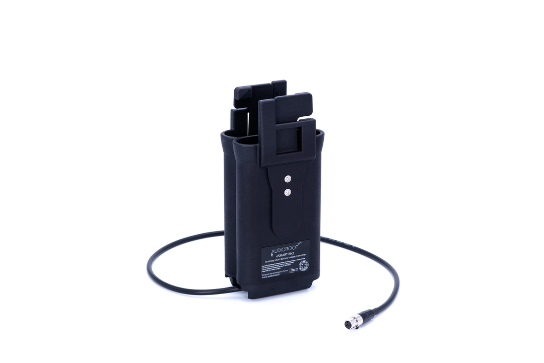 Soporte/funda/combinador de batería dual AUDIOROOT BH2 
