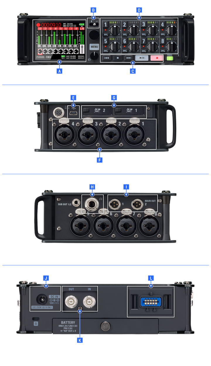 ZOOM F8n PRO (Rental)