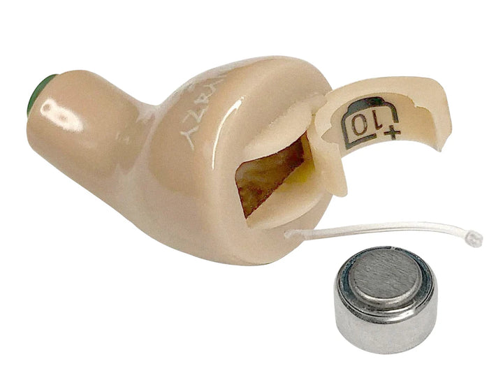 Kit de cambio de tapa de pila para auricular PHONAK Roger, beige