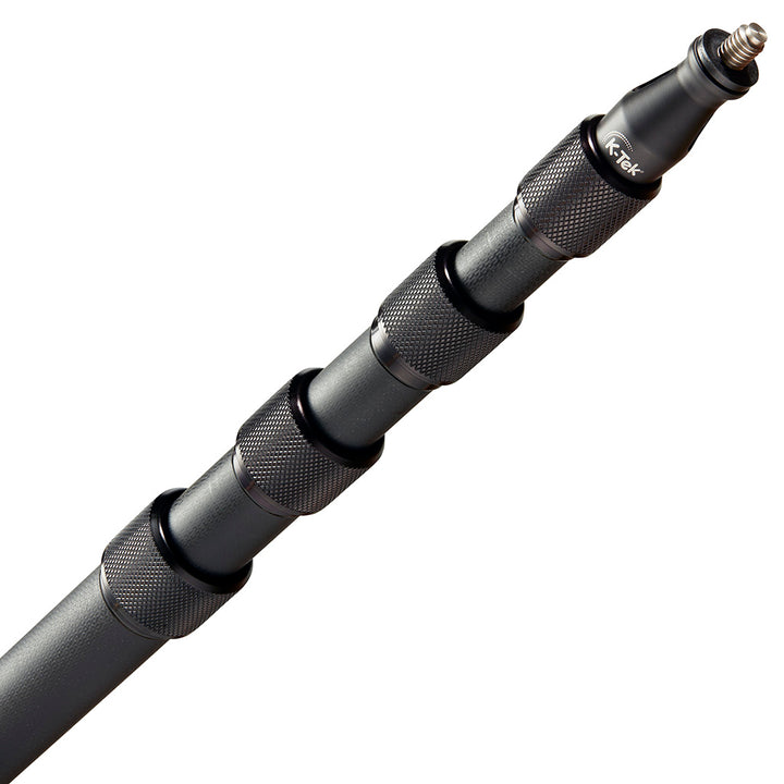 K-Tek KC108 Indie boom pole knurled collars detail
