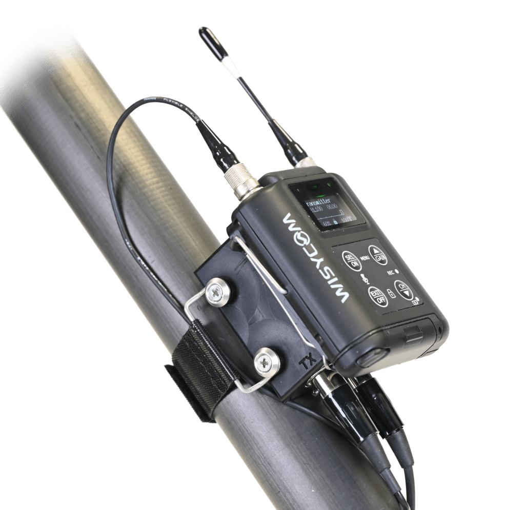 Wisycom MTP60 with PHA60 phantom power adapter