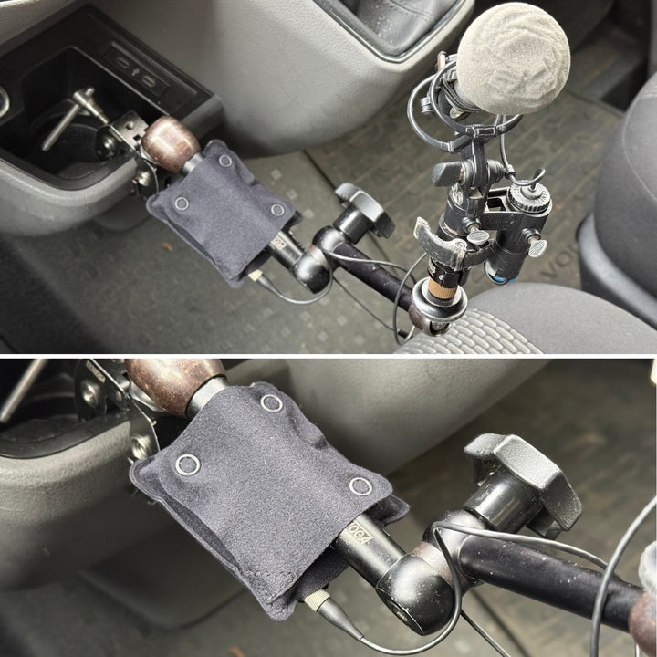Black Popper Pouch rigged to a magic arm