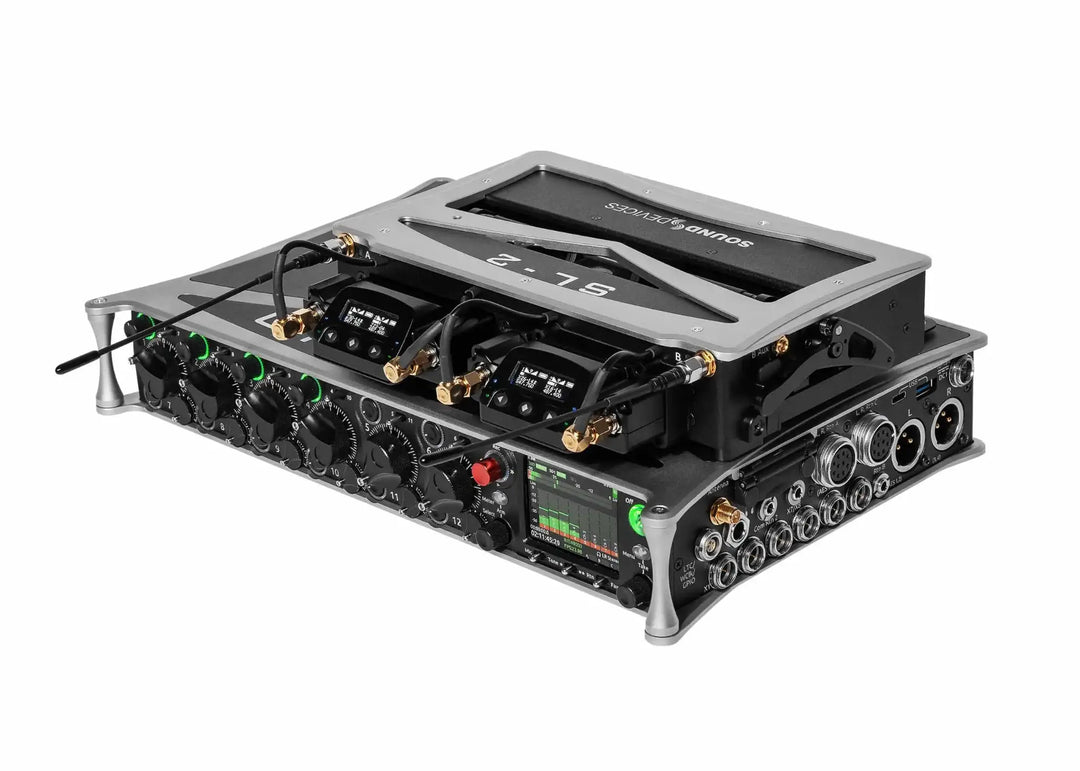 Sound Devices SL-2 mounted on Scorpio