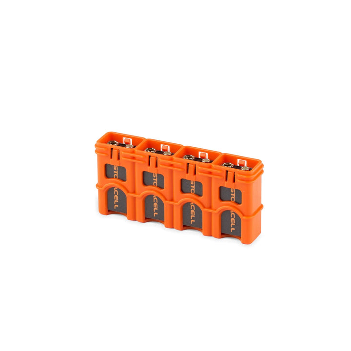 Storacell SlimLine 9V Battery Caddy - Orange