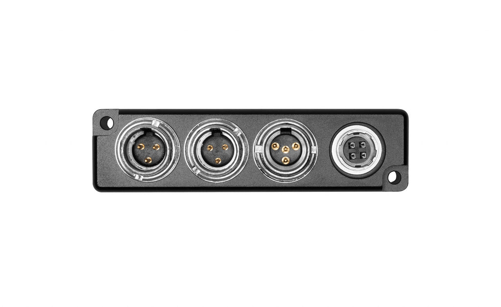 Sound Devices A-TA3 I/O panel detail