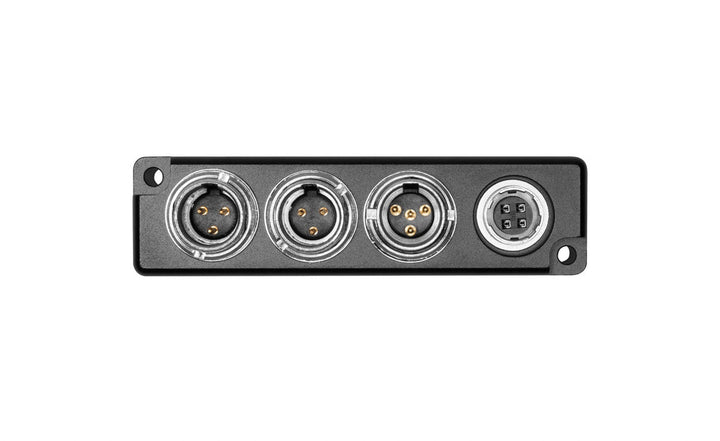 Sound Devices A-TA3 I/O panel detail