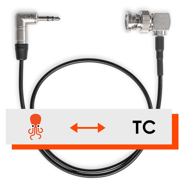 Cable de código de tiempo Tentacle a BNC de 90° 