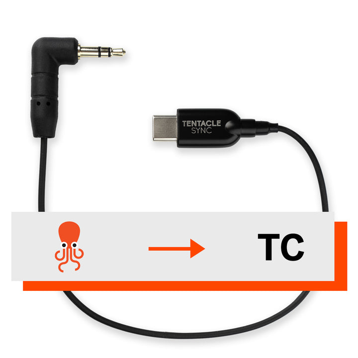 Interfaz de audio Tentacle a USB-C para DJI e Insta360: cable de código de tiempo 