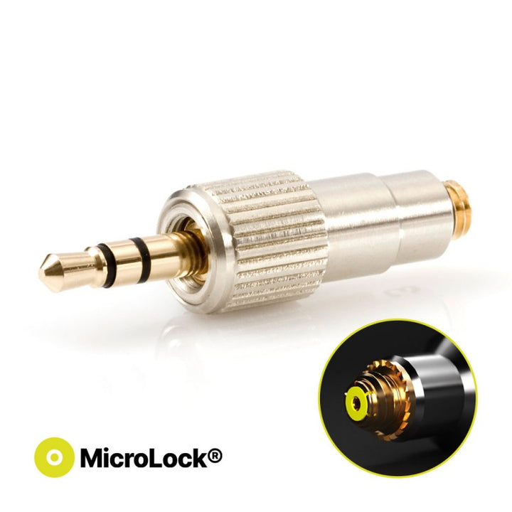 DPA DAD9034 MicroLock to 3.5 mm Locking Mini-Jack Adapter