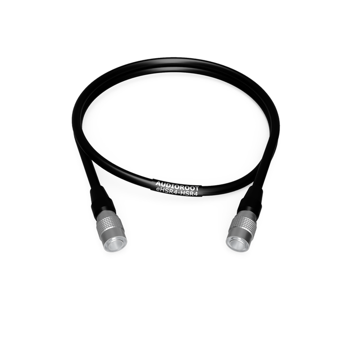 AUDIOROOT eHRS4-HRS4 - Cable de alimentación Hirose de 4 pines macho a Hirose de 4 pines macho