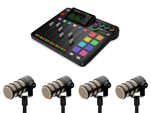 RODE Podcast KIt 4 PodMics + RODECaster Pro II (Rental)