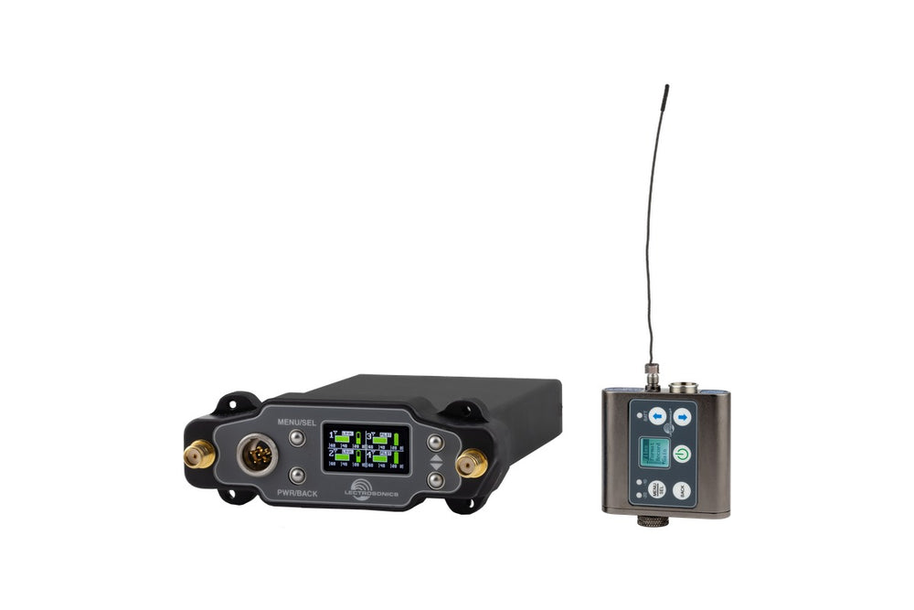 Lectrosonics DSR4 receiver with 1x SMDWB transmitter rental pack