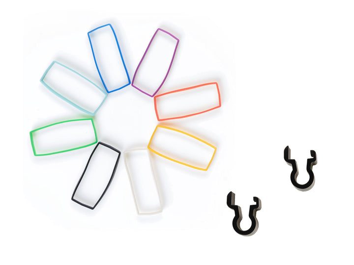 SYNC E – Silicone Bands Rainbow Set and Clamps