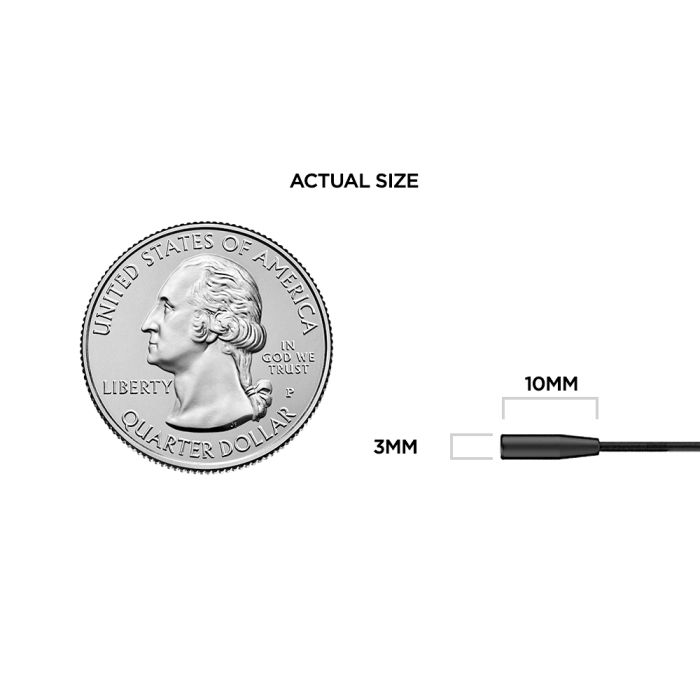 Deity W.Lav Micro Microphone (Beige - DA35 Adapter)